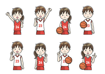 部活動イラスト12　Clip art of Club Activity Illustration