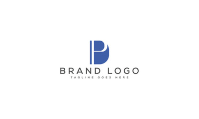 letter PD logo design vector template design for brand.