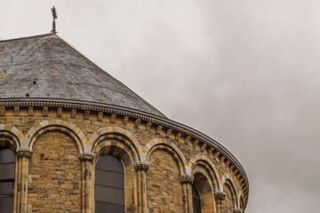 Rooftop of the "Onze lieve vrouwen" church in Maastricht. 