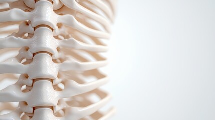 Detailed View of Human Vertebral Structure