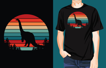 Brachiosaurus t-shirt design unique idea © Nur