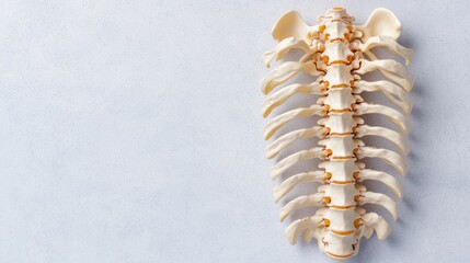 Obraz premium Anatomy of Human Spine for Educational Purposes