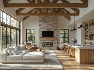 interior of a luxury house