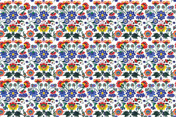 polish folk seamless texture pattern. background for cloth