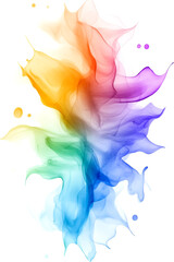 Obraz premium A colorful flame with a rainbow of colors. The flame is very bright and vibrant, and it seems to be dancing in the air. The colors of the flame are very vivid and eye-catching