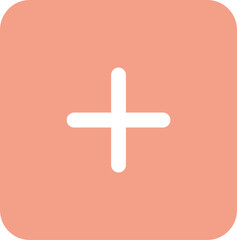 Obraz premium Plus Square Icon Logo Design