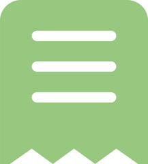 Fototapeta premium Invoice Icon Logo Design
