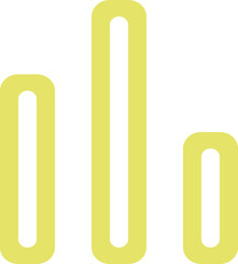 Obraz premium Stats Icon Logo Design