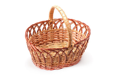 wicker basket of natural materials