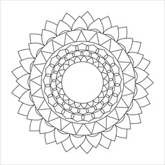 Divine Geometry pattern  for Meditation. eps