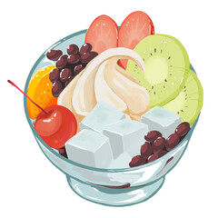 クリームあんみつ © 友紀 寺崎