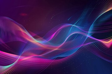 Abstract modern background for conference poster, emphasizing professional and tech themes.