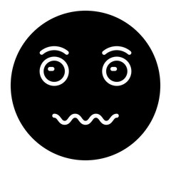 Fototapeta premium Facial Expression Icon Style