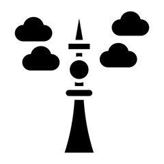 Fernsehturm Berlin Icon Style © designing ocean