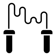 Jumping Rope Icon Style