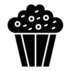 Coffee Muffin Icon Style