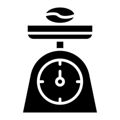 Coffee Scale Icon Style