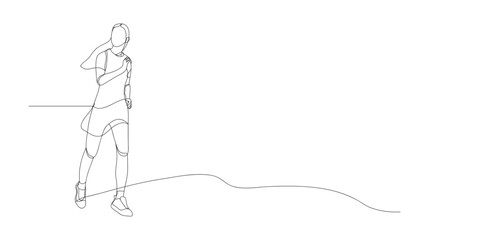 Girl Running or Jogging