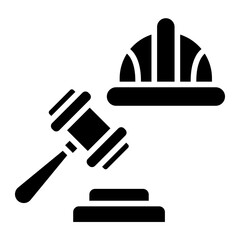 Labor Law Icon Style