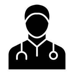 Medical Doctor Male Icon Style