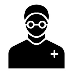 Children Eye Specialist Icon Style