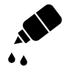Medical Eye Drops Icon Style