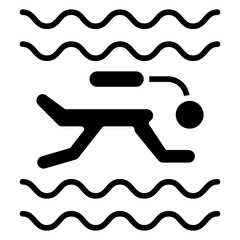 Diving Icon Style