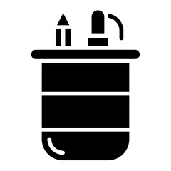 Pencil Box Icon Style