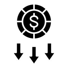 Low Startup Cost Icon Style
