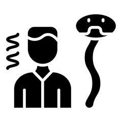 Fear Of Snakes Icon Style