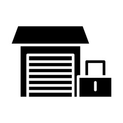 Warehouse Closed Icon Style