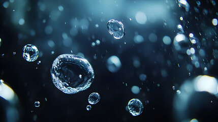 Water Droplets Abstract Background Image