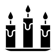 Candles Icon Style