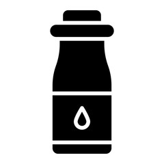 Milk Bottle Icon Style