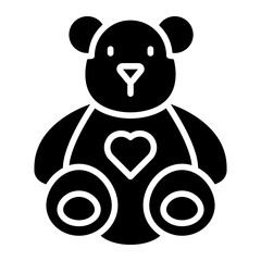 Stuffed Bear Icon Style