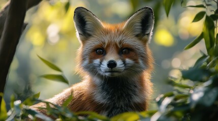 Obraz premium red fox cub