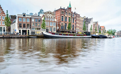 long exposure in Amstel, Amsterdam, Netherlands
