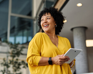 business meeting businesswoman woman office portrait entrepreneur computer tablet internet smart confident happy teamwork colleague businessperson startup creative