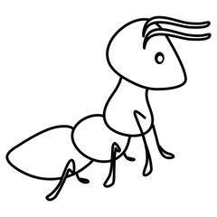 Hand drawn Insects Coloring page