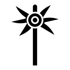 Obraz premium Palm Island icon style