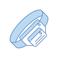 Waist Bag vector icon