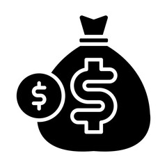 Money Bag icon style