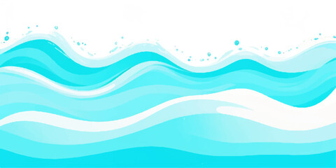 Fototapeta premium Transparent abstract soft blue and green abstract water color ocean wave texture background. Banner Graphic Resource as background for ocean wave and water wave abstract graphics 