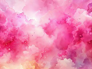 Fototapeta premium Soft pink watercolor background ideal for enhancing creative projects, invitations, and artistic designs. Perfect for adding a touch of elegance and charm to any artwork.