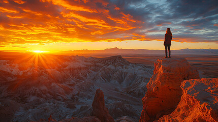 Obraz premium Stunning HD Sunset Landscape Background – Perfect for Desktop and Nature Wallpapers