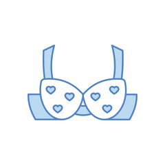 Bra vector icon