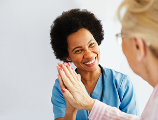 nurse doctor senior care caregiver help assistence high five retirement home nursing elderly health...
