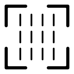 Obraz premium Bar Code icon style