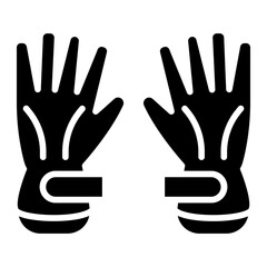Ski Gloves icon style