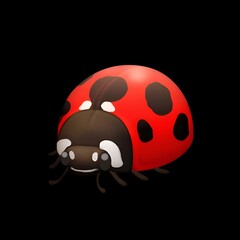 Fototapeta premium Ladybug Emoji 